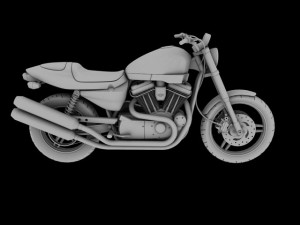 harleydavidson xr1200 2010 3Dモデル