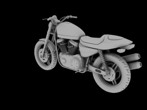 harleydavidson xr1200 2010 3Dモデル