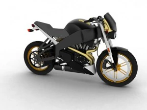 buell xb12s relâmpago 2010 Modelo 3D