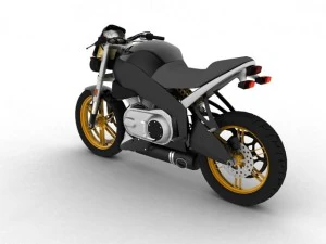buell xb12s lightning 2010 3D Model