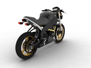 buell xb12s lightning 2010 3Dモデル