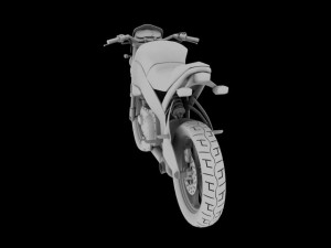 buell xb12s lightning 2010 3Dモデル