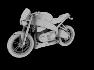 buell xb12s lightning 2010 3Dモデル