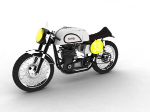 norton manx 1954 3D Model