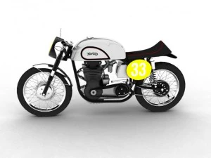 norton manx 1954 3D Model