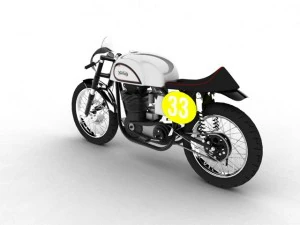 norton manx 1954 3D Model