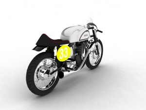 norton manx 1954 Modelo 3D