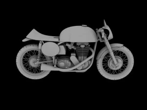 norton manx 1954 3D Model