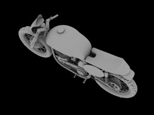 norton manx 1954 Modelo 3D