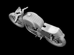 norton manx 1954 3D Model