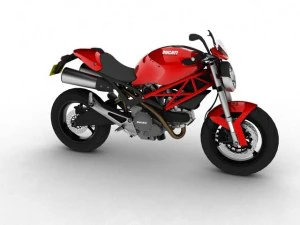 monstro ducati 796 2011 Modelo 3D