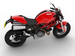 ducati monster 796 2011 3D Model