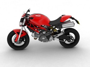 ducati monster 796 2011 3D Model