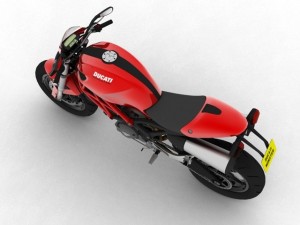 ducati monster 796 2011 3D Model
