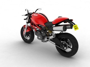 ducati monster 796 2011 3D Model