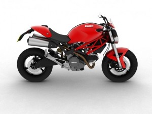ducati monster 796 2011 3D Model