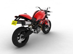 ducati monster 796 2011 3D Model