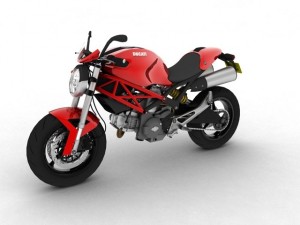 ducati monster 796 2011 3D Model