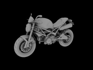 ducati monster 796 2011 3D Model