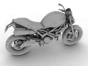 ducati monster 796 2011 3D Model