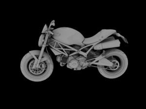 ducati monster 796 2011 3D Model