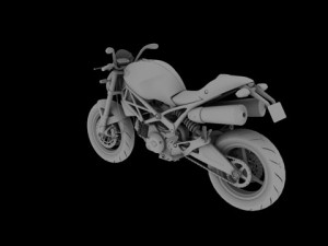 ducati monster 796 2011 3D Model