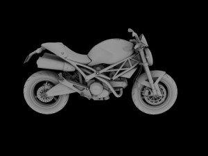 ducati monster 796 2011 3D Model