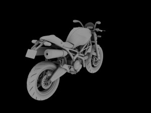ducati monster 796 2011 3D Model
