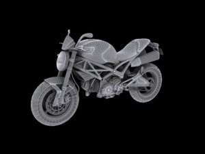ducati monster 796 2011 3D Model