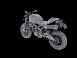 ducati monster 796 2011 3D Model
