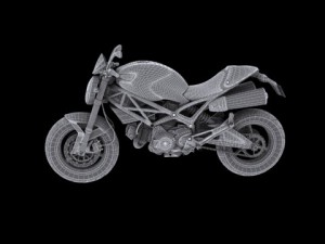 ducati monster 796 2011 3D Model