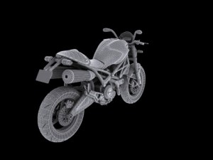 ducati monster 796 2011 3D Model