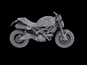 ducati monster 796 2011 3D Model