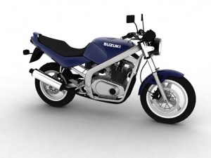 suzuki gs500 1994 3D-Modell