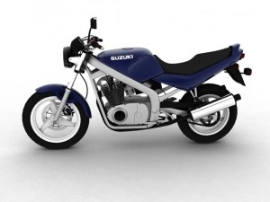 suzuki gs500 1994 3D Model