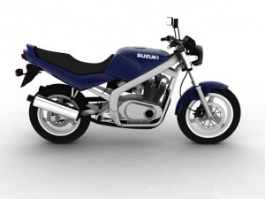 suzuki gs500 1994 3D Model