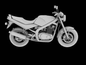 suzuki gs500 1994 3D Model