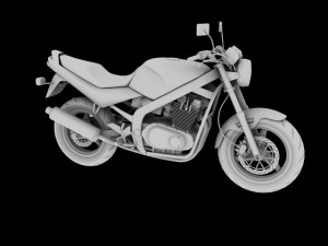 suzuki gs500 1994 3D Model