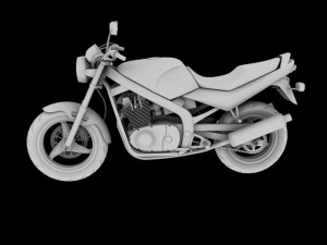 suzuki gs500 1994 3D Model