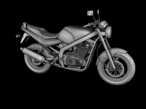 suzuki gs500 1994 3D Model