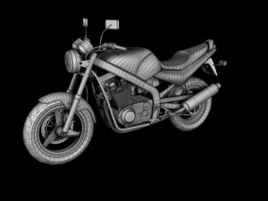 suzuki gs500 1994 3D Model