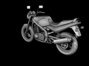 suzuki gs500 1994 3D Model