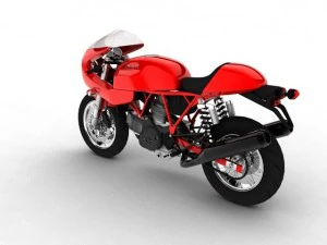 ducati 1000s 2009 3D Model