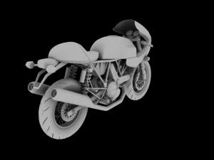 ducati 1000s 2009 3D Model