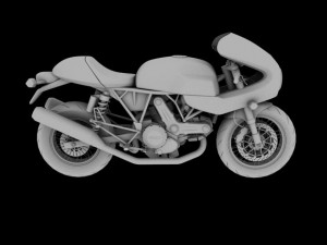 ducati 1000s 2009 Model 3D
