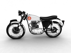 bsa gold star 1960 3Dモデル
