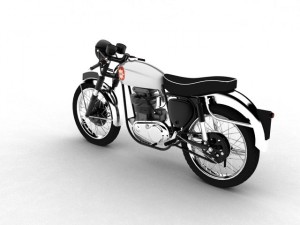 bsa gold star 1960 3Dモデル