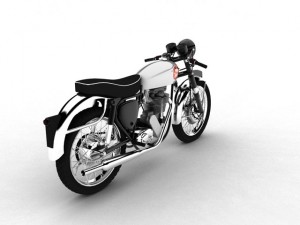 bsa gold star 1960 3Dモデル