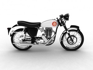 bsa gold star 1960 3Dモデル