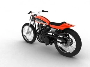 harleydavidson xr750 1970 3D Model